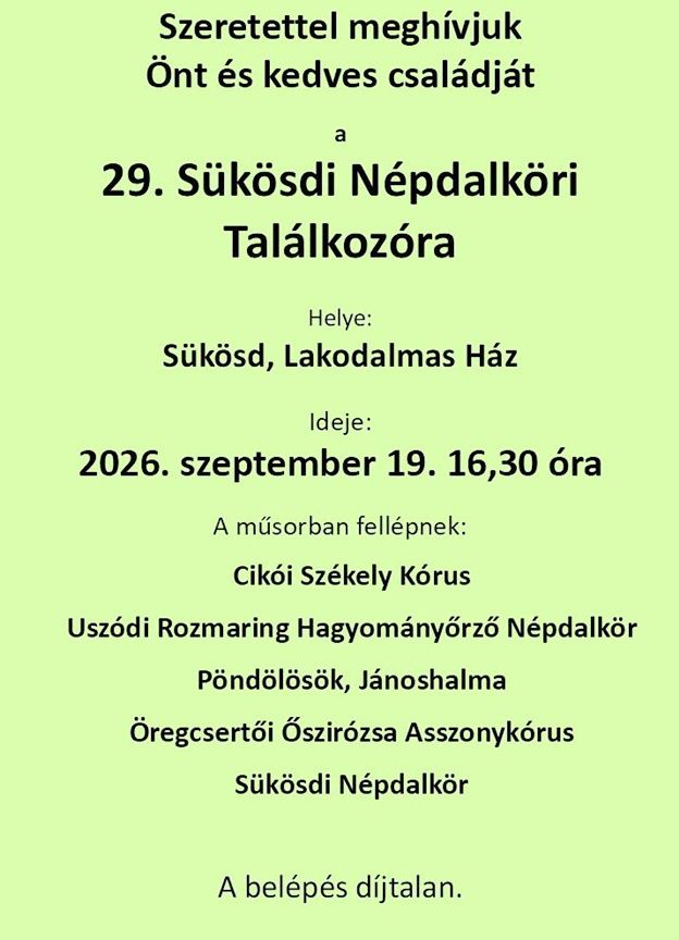 2026-09-19 - 29. S�k�sdi N�pdalk�ri Tal�lkoz�